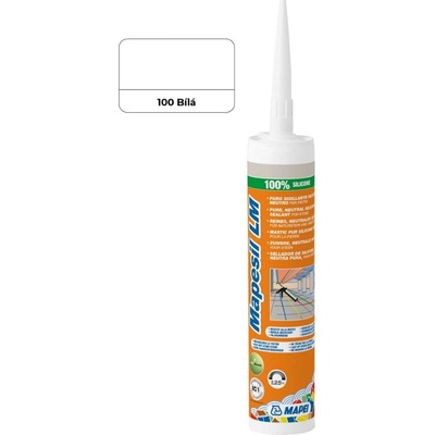 Mapesil LM 100 Těsnící silikonový tmel 310 g Bílá