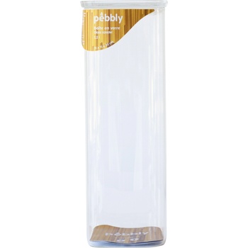 Pebbly Кухненски буркан за съхранение PKV-046, 2.2 л, стъкло, Pebbly (PEBB3760132815725)