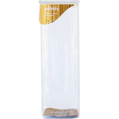Pebbly Кухненски буркан за съхранение PKV-046, 2.2 л, стъкло, Pebbly (PEBB3760132815725)