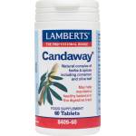 LAMBERTS Хранителна добавка при гъбична инфекция , Lamberts Candaway 60 tabs