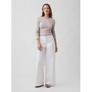 GAP Дънки Mid Rise Wide-Leg GAP GAP | Byal | ЖЕНИ | 27REG