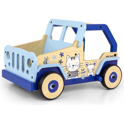 Milly Mally hračka na chodenie a tlačenie Baby Explorer Mačka a myš