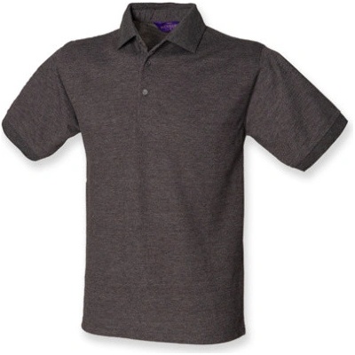 Henbury pánske polo tričko H400 charcoal