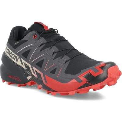 Salomon Speedcross 6 GTX M L49226000 black/fiery red/almond milk – Sleviste.cz