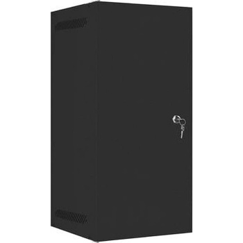 Lanberg Комуникационен шкаф Lanberg rack cabinet 10" wall-mount 12U/280x310 for self-assembly with metal door black (flat pack) (WF10-2312-00B)