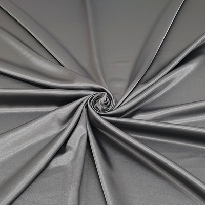 Satén ENDLESS tmavo šedý, š.145
