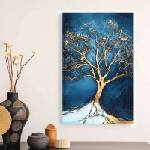 TopMebel " Golden Tree" TopMebel картина на платно дигитален печат 70x100x3cm