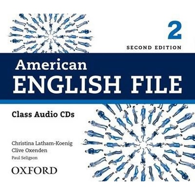 American English File 2nd Edition 2 Class CDs Oxenden, C. LathamKoenig, Ch. Seligson, P. Boyle M.