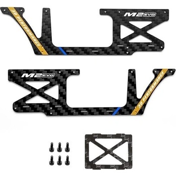 OMP Hobby M2 EVO: Sada bočníc biela