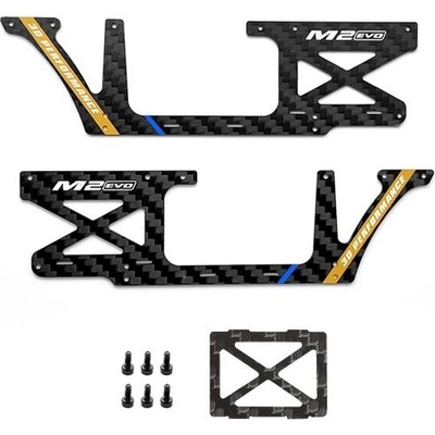 OMP Hobby M2 EVO: Sada bočníc biela