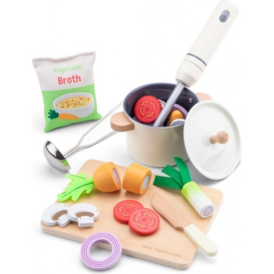 New Classic Toys Sada potravin na přípravu polévky – Sleviste.cz