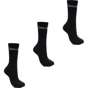 Everlast Мъжки чорапи Everlast 3 Pack Crew Socks Mens - Black