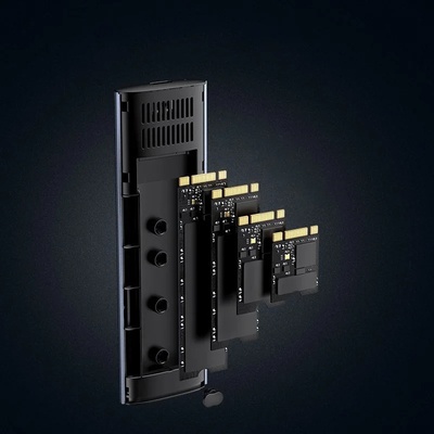 UGREEN Ugreen external SSD drive M. 2 кейс, USB 3.2, Gen 2, (SuperSpeed USB 10 Gbps), кабел, USB-C, 0.5m, сив(CM400 10902) (10902-ugreen)