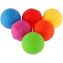 Míče a balónky Teddies Sada míčků s texturou gumové 6cm v krabici