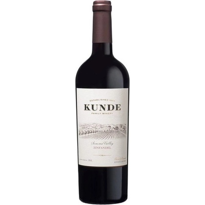 Kunde Estate Winery & Vineyards Kunde Zinfandel suché červené 2016 14,5% 0,75 l (holá láhev)