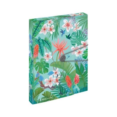 Plastový box s gumičkou Herlitz Ladylike A4 PP Jungle
