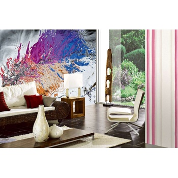 DIMEX ART s. r. o Самозалепваща се флизелинова фототапета цветни повърхностни мехурчета 375 x 250 см