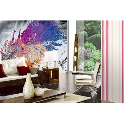 DIMEX ART Самозалепваща се флизелинова фототапета цветни повърхностни мехурчета 375 x 250 см