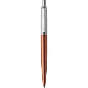 Parker Химикалка, 0, 7 мм, сребърен клипс, оранжев корпус Chelsea, PARKER "Royal Jotter", синя 1953189 (1953189)