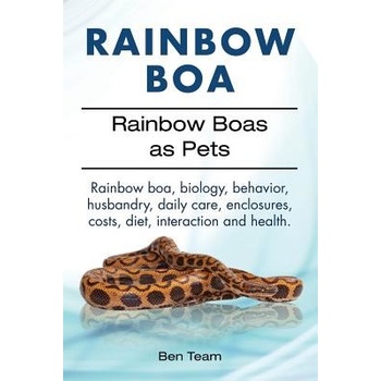 Rainbow Boa. Rainbow Boas as Pets. Rainbow boa, biology, behavior, husbandry, daily care, enclosures, costs, diet, interaction and health. Team Ben