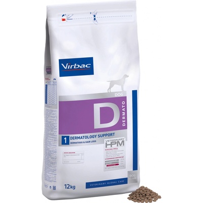 Virbac Veterinary HPM Dog Dermatology Support D1 12 kg