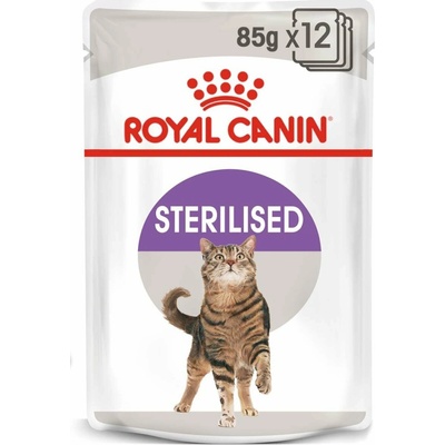ROYAL CANIN STERILISED v želé pro kastrované kočky 12 × 85 g