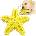 Pet Interest Дентална играчка за куче PET INTEREST Squeaker Starfish Dog Toothbrush (41292)