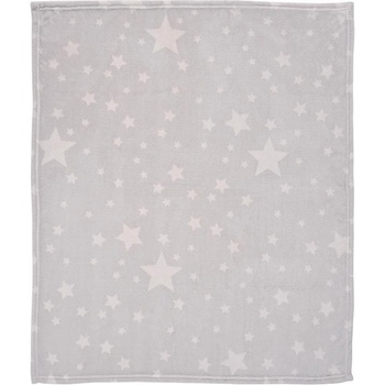 Lorelli ОДЕЯЛО КОРАЛ 85/100 СИВО СЪС ЗВЕЗДИ (3800166113005)