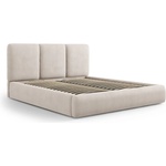 Mazzini Sofa Бежово тапицирано двойно легло с място за съхранение с включена подматрачна рамка 180x200 cm Brody - Mazzini Beds (MAZ_BF180_143_F1_BRODY1)