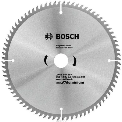 Bosch Kotoučová pila Eco na hliník 250 x 30 mm 80 zubů (2608644393)