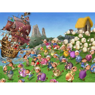 Grafika - Puzzle Ruyer - Pirates - 2 000 piese