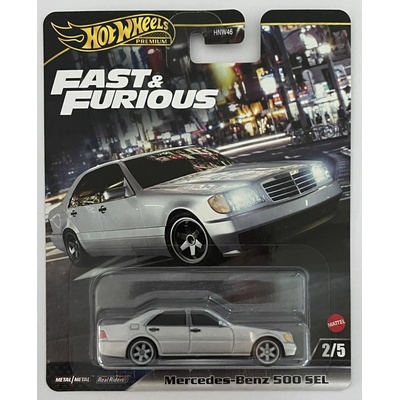 Mattel Hot Wheels Premium Fast and Furious Mercedes-Benz 500 SEL