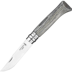 Opinel Сгъваем нож Opinel №8 Grey Laminated Birch, острие 8.5 см (002389-pe)