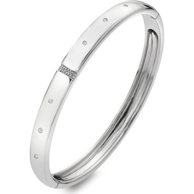Hot Diamonds Elegantní stříbrný náramek s diamanty a topazy Much Loved DC178