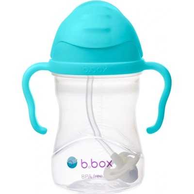 b.box hrnček so slamkou aqua 240 ml