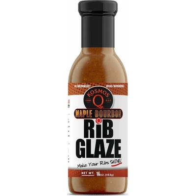 Kosmo´s Q BBQ grilovací omáčka Maple Bourbon Rib glaze 454 g