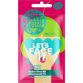 Farmona Natural Cosmetics Laboratory Ниацинамид 1% матираща маска + Hydro Shot B5 Farmona Tutti Frutti Let's Face it (FATF980729)