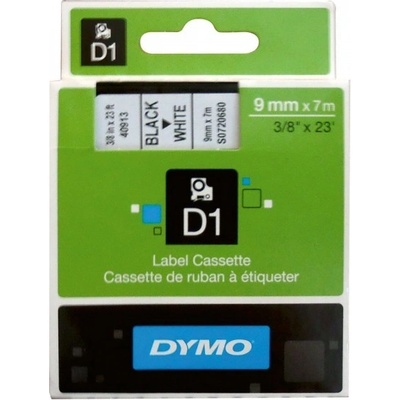DYMO páska D1 9mm x 7m, čierna na bielej 40913