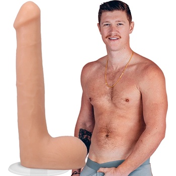 Image 1 of Doc Johnson Oliver Flynn Realistic ULTRASKYN Dildo 10"/25cm Vanilla