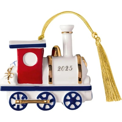 Villeroy & Boch Závesná ozdoba lokomotíva 2025 Christmas Classics