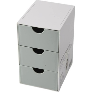 Sworld Органайзер за бюро, с 3 чекмеджета, зелен (1060180104)