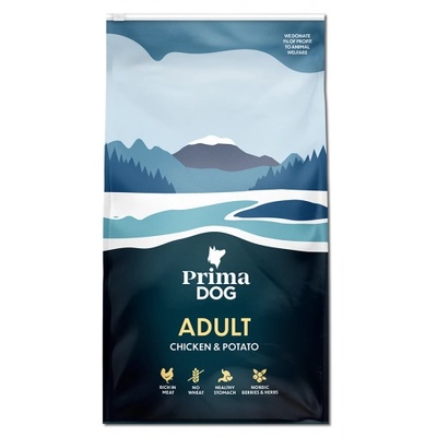 Prima Pet Premium Prima Dog Chicken - Potato Adult - суха храна за пораснали кучета с пиле и картофи - 10 кг - 10120
