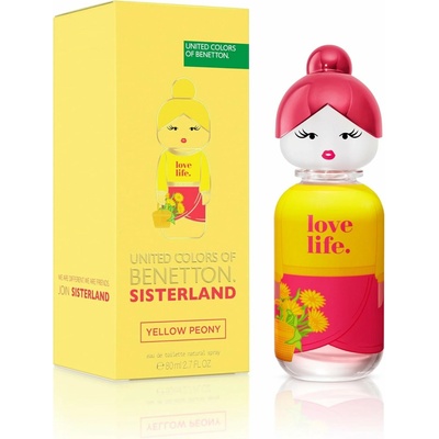 Benetton Sisterland yellow peony toaletná voda dámska 80 ml