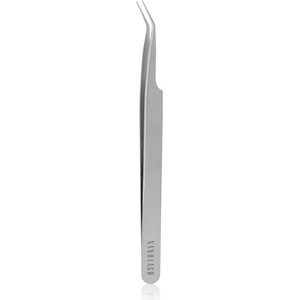 Nanolash Eyelash Tweezers Curved апликатор за нанасяне на изкуствени мигли