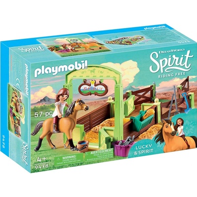Playmobil 9478 Koňský box "Lucky & Spirit"