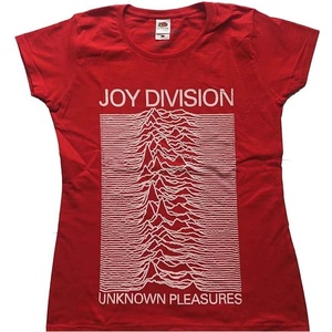 Joy Division Unknown Pleasures Red S Дамски Риза (JDTS04LR01)