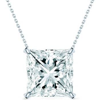 SAVICKI Колие Share Your Love: бяло злато, лабораторни диаманти с шлифовка