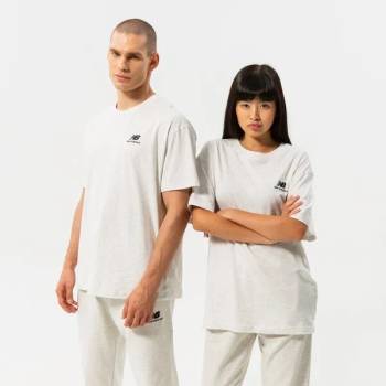 New Balance Тениска Nb Essentials Uni-Ssentials Tee мъжки Дрехи Тениски UT21503SAH Сив XS (UT21503SAH)