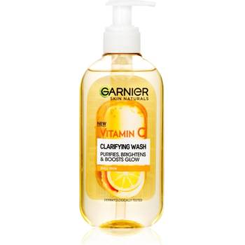 Garnier Skin Naturals Vitamin C озаряващ почистващ гел за лице 200ml