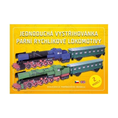Parné rýchlikové lokomotívy - Jednoduchá vystrihovačka